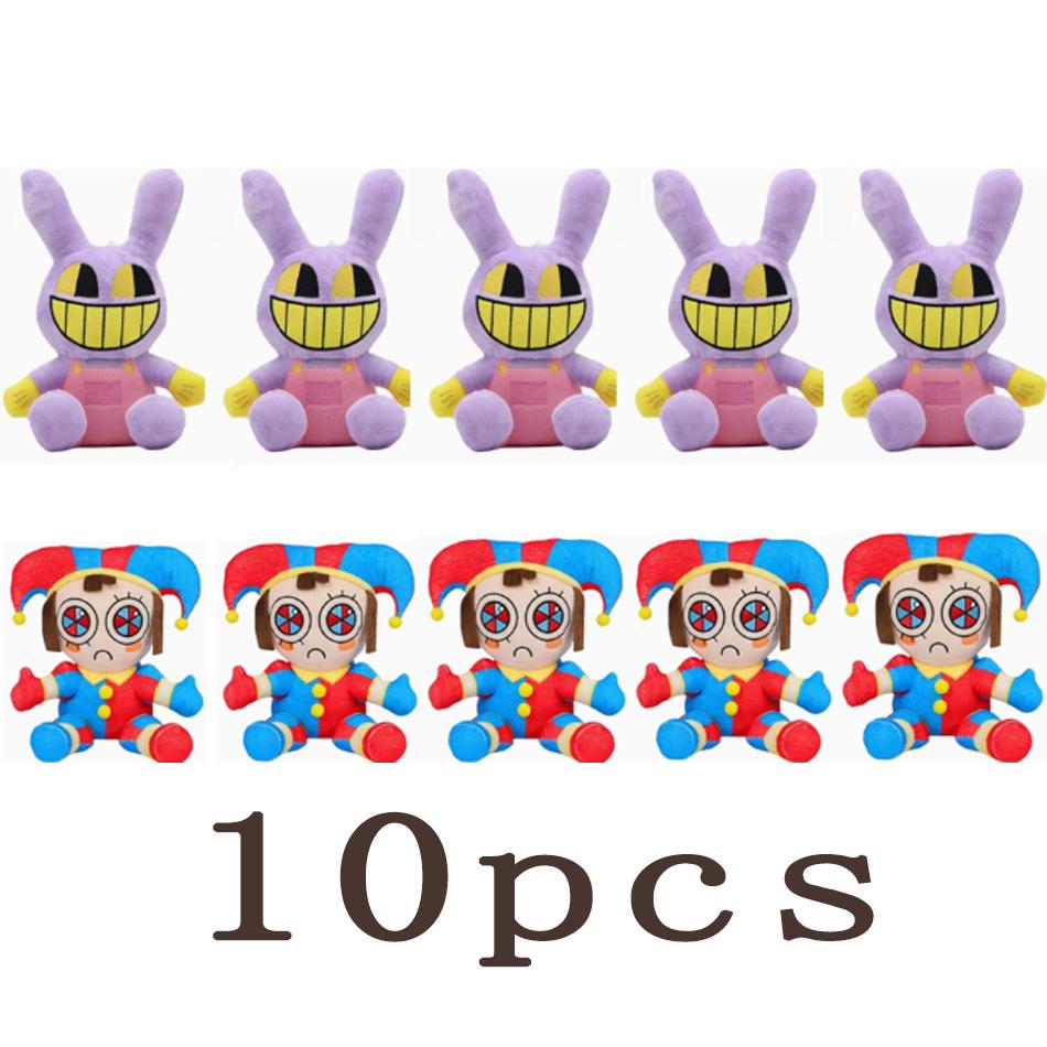 Neu Der Erstaunliche Digitale Zirkus Plüsch Clown Ragatha Pomni Cartoon Jax Puppe Joker Plüsch Weiches Kuscheltier Sofa Dekorieren Weihnachtsgeschenk