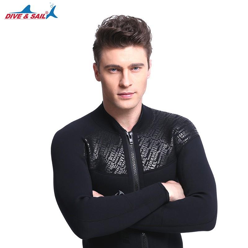Diving Suit 3MM Split Top With Thick Cold-proof Snorkeling Sunscreen Swimming Surfing Men