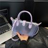 Fashion Candy Semi-transparent Women's Shoulder Bags Summer Hot Sale Advanced Sense Versatile Large Capacity Crossbody Bag