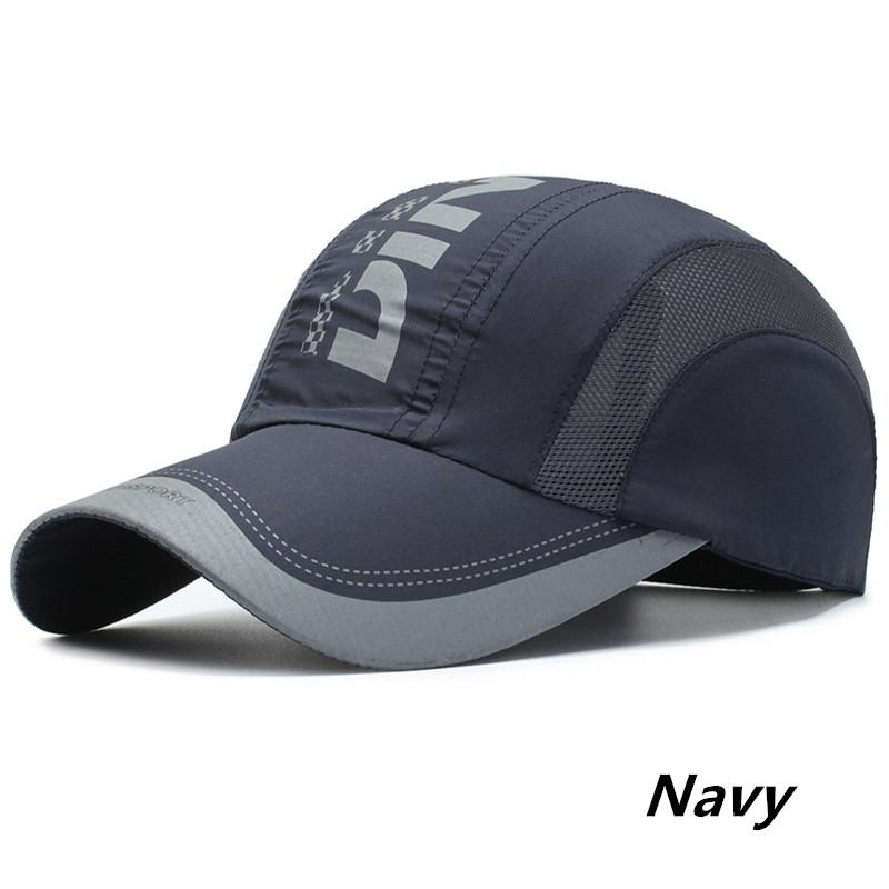 

Summer Quick Drying Anti-Uv Fishinfg Hat Letter Printed Breathable Mesh Sports Golf Baseball Cap Running Sun Protection Visors
