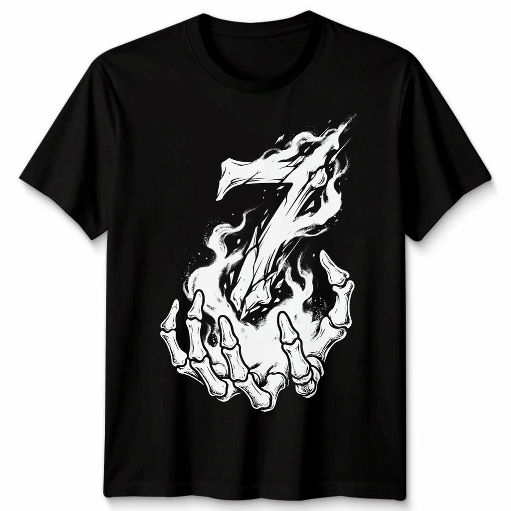 Gothic Skeleton Hand Dark Shard Fantasy Art Mens T Shirt Womens Graphic Tee