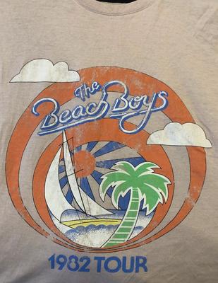 The Beach Boys 1982 Μπάντα Βαμβακερή Λευκή Όλα τα Μεγέθη Unisex Μπλουζάκι Μπλούζες t-shirts Ανδρικά Γυναικεία