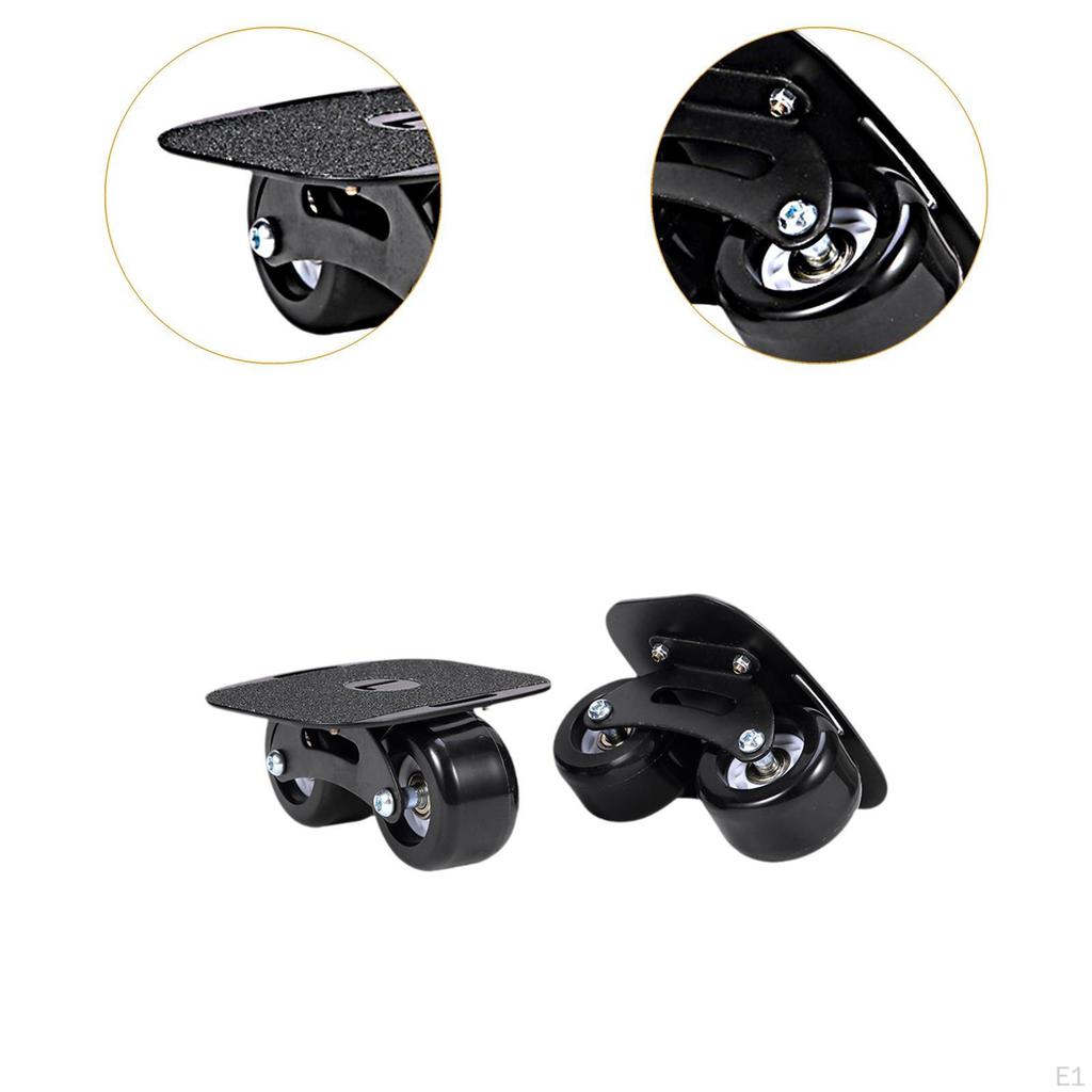1 Pair of Skateboards, Non-slip, Portable, Fashionable, Light Gift Scooter-street Skates with Wheels