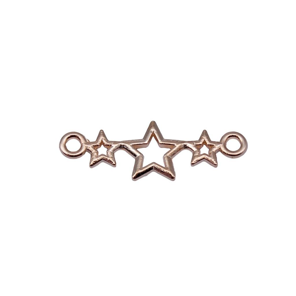 Double Star Connectors Moon For Celestial Themed Bulk Jewelry Findings