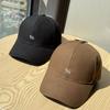 Letter Embroidered Hard top Wide Hat with Sunshade and Face Showing Small Baseball Hat for Women in Autumn and Winter Versatile Peaked Hat for Men