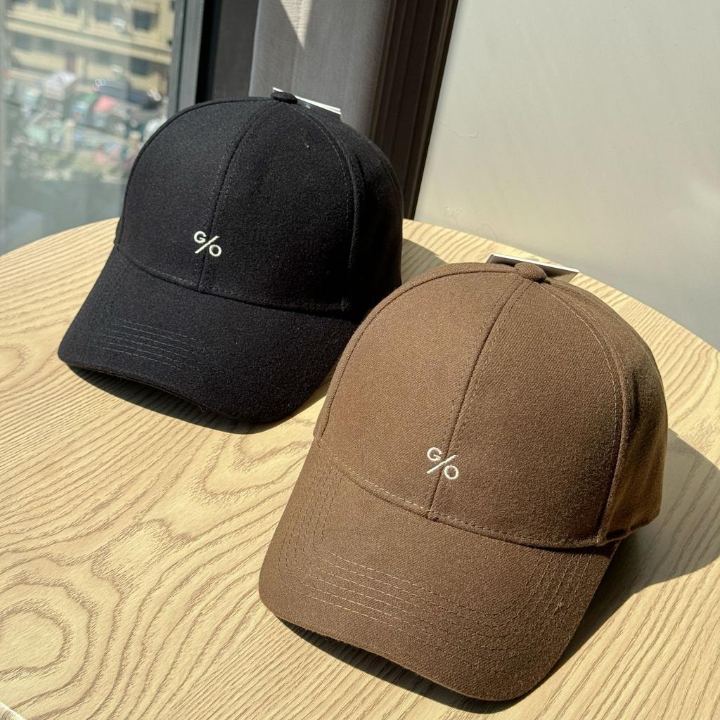 Letter Embroidered Hard top Wide Hat with Sunshade and Face Showing Small Baseball Hat for Women in Autumn and Winter Versatile Peaked Hat for Men