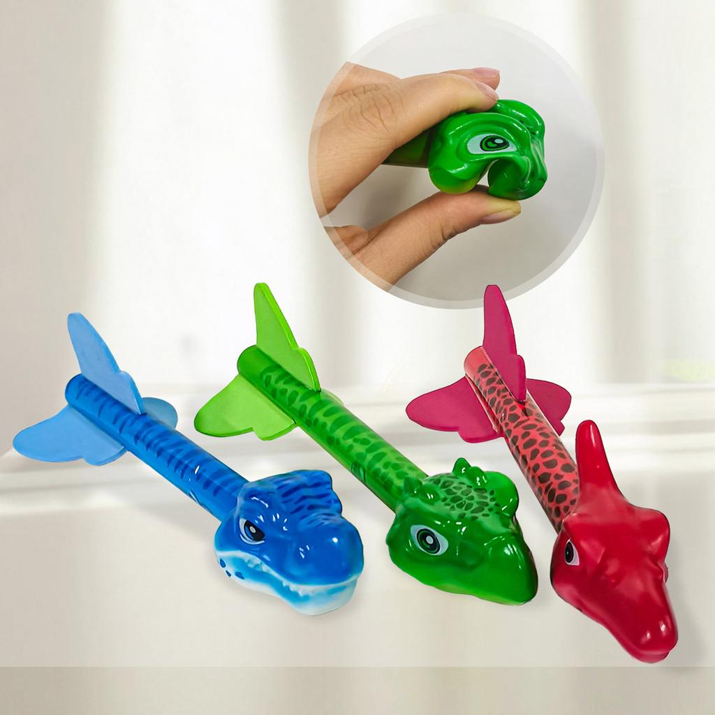 Flying Dinosaur Rockets for Outdoor/Camping/Beach/Backyard/Lawn Game Sports Colorful Rocket Theme Sport Game