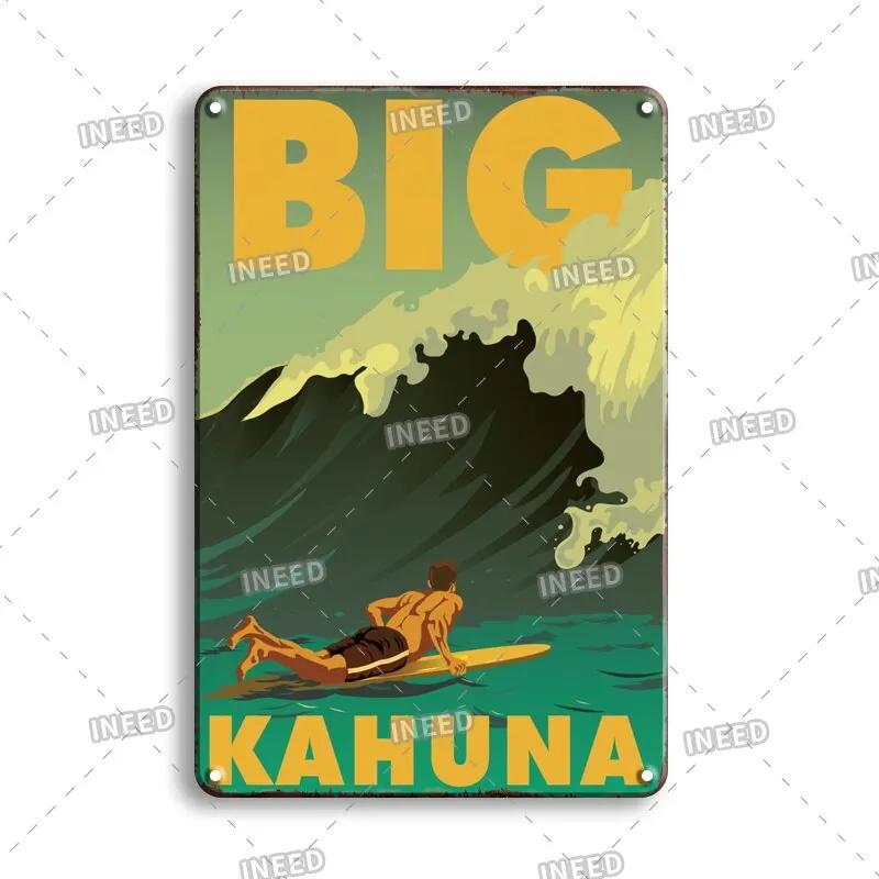 INEED Decor Vintage City Landscape Metal Tin Sign  New York London Italy  Retro Poster Travel Scenery Wall Art Stickers  Perf