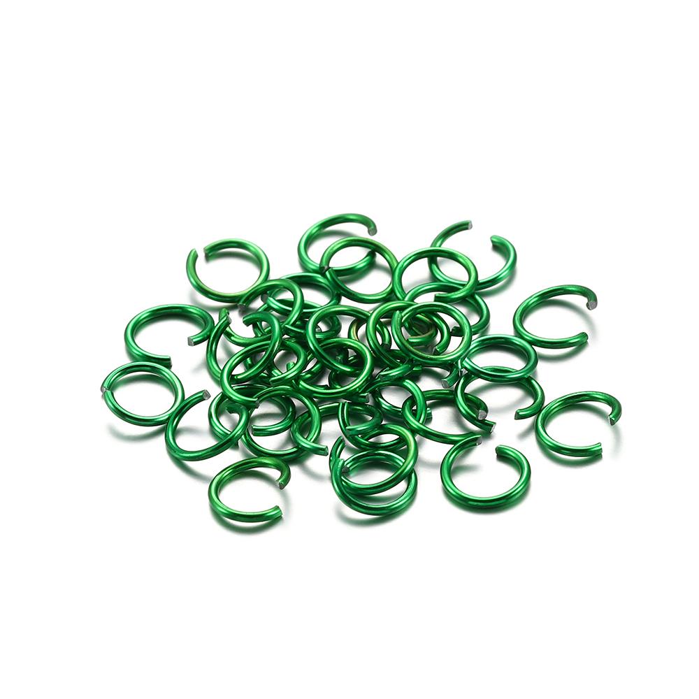 300Pcs/Lot 6 8 10 Mm Metal Colorful Open Jump Rings Split Rings Jump Rings Connectors For DIY Jewelry Making Findings Supplies
