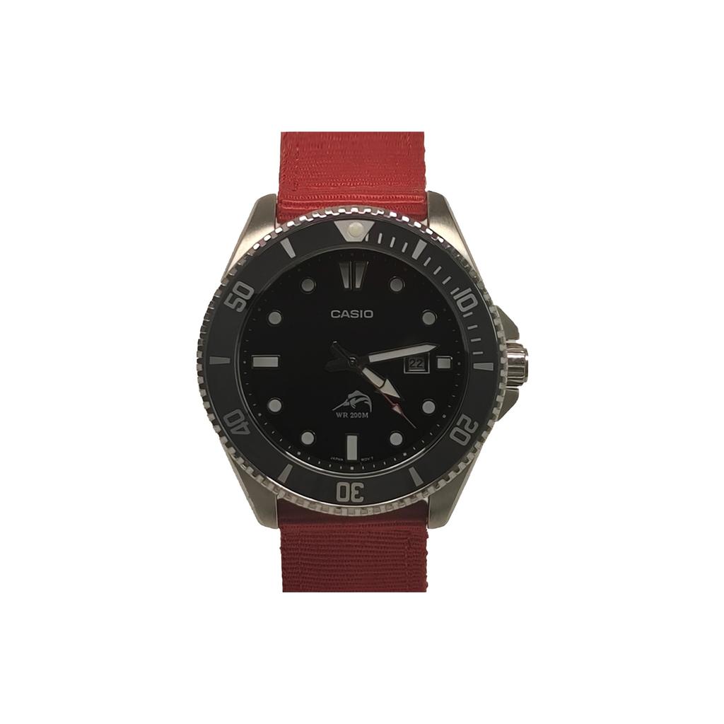 Casio Unisex MŁODZIEŻOWY Czarny Zegarek MDV106-1A(Obejrzyj3--)
