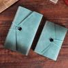 Nostalgic A6 Loose-Leaf Notebook with Retro Binding & Strap - Small A7 6-Hole Creative Pocket Journal with Logo