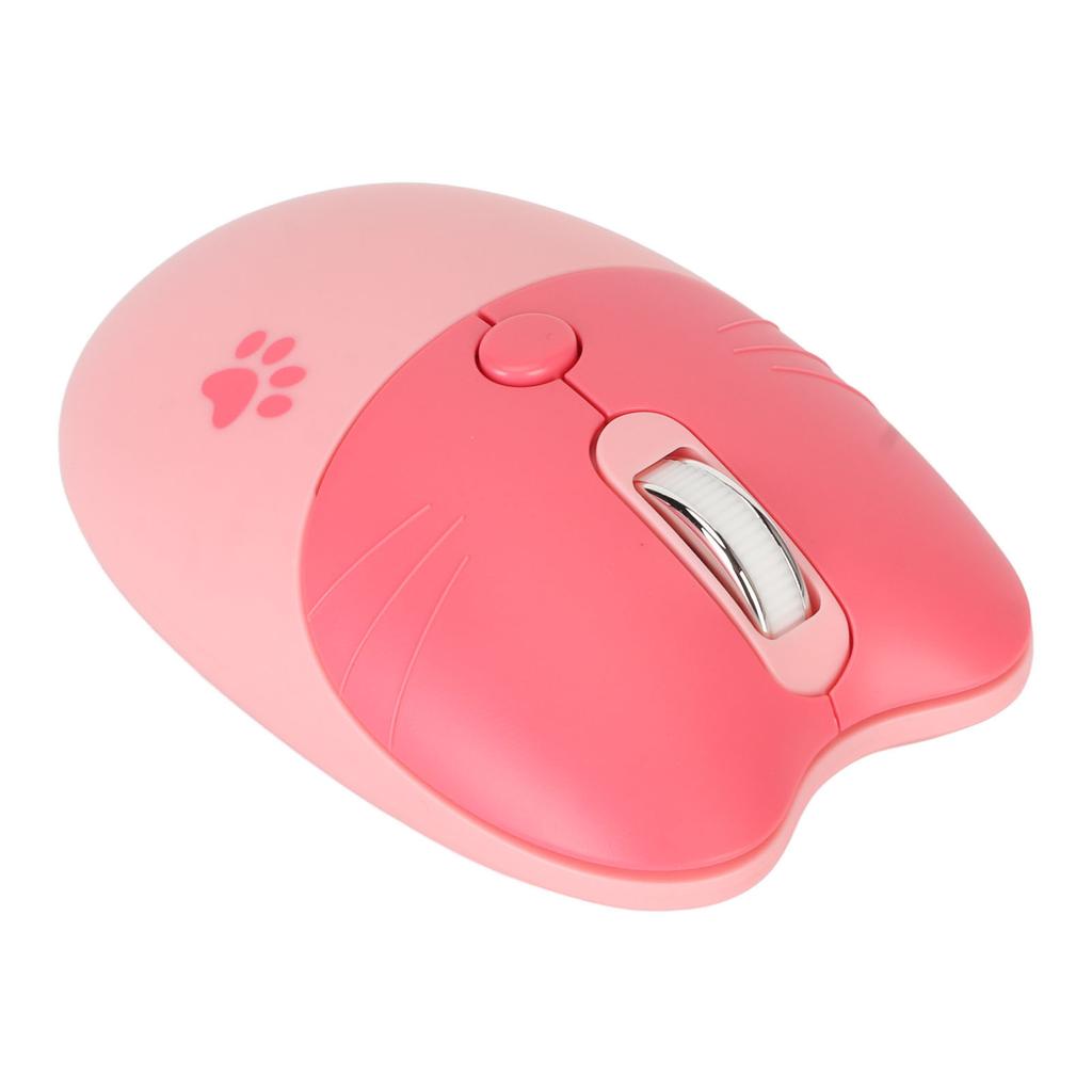 2.4G Cat Wireless Mouse Mute USB Receiver Cute Portable 3 Levels DPI Mouse for M3 Laptop Computor