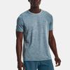 Under Armour Solid Color Crew Neck Short Sleeve T-Shirt Men Tops Static-Blue 1375692-414