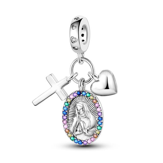 925 Sterling Silver Charms Beads Animal Pendant Dangle Fit Necklace Bracelet Gift Women Party