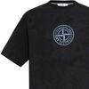 STONE ISLAND Letter Logo Short Sleeve Round Neck T-Shirt Men Tops K2S152100021S0235-V0029
