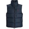 Polo Ralph Lauren FW24 Zipper Embroidered Solid Color Sleeveless Down Jacket Men Jackets Dark-Blue MNPOOTW1N220164-410