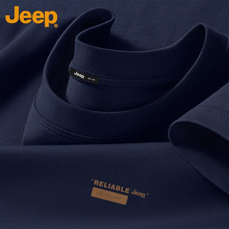 

JEEP Men s Breathable Cotton Short Sleeve T-Shirt M