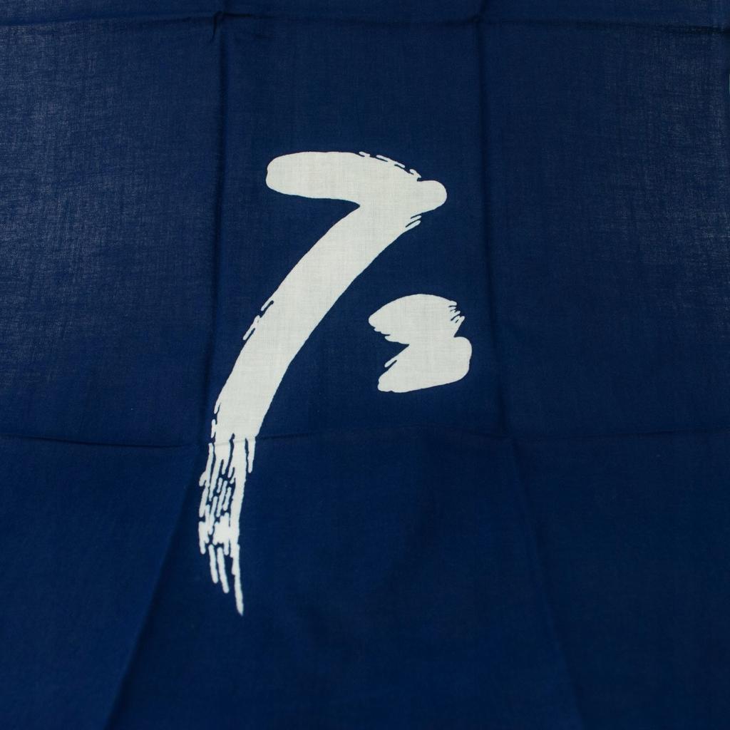 Tenugui Mushin Kendo Towel Scarf Navy Blue Made In Japan