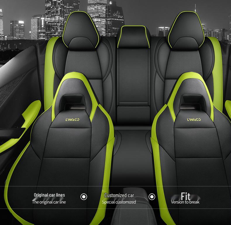 Lynk&Co 03 All-Season Leather Seat Cover for Five-Seater - Universal Full Coverage