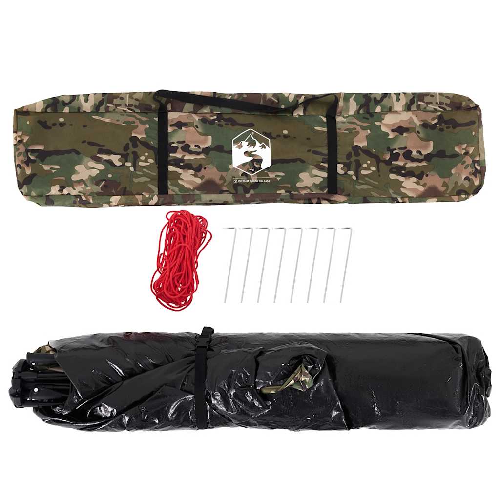 Fishing Tent for 4 Persons Camouflage Pattern Quick Release