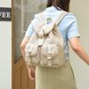 Large Capacity Lightweight Backpack Solid Color Backpack