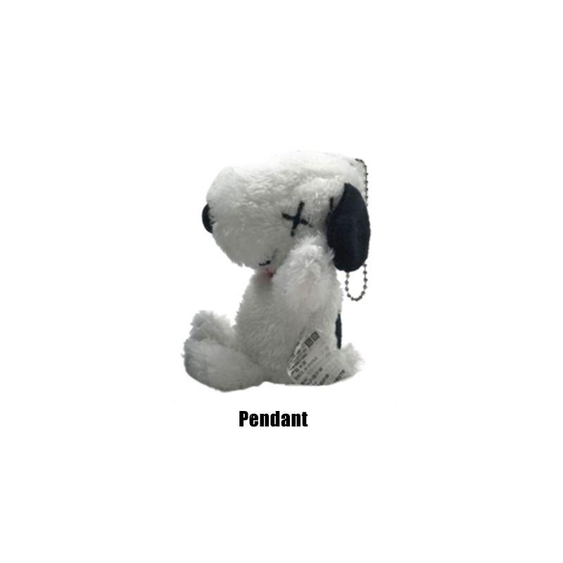 

Adorable Peanuts Snoopy Plush Pendant For Kids Soft And Durable Stuffed Animal Doll 15cm белый