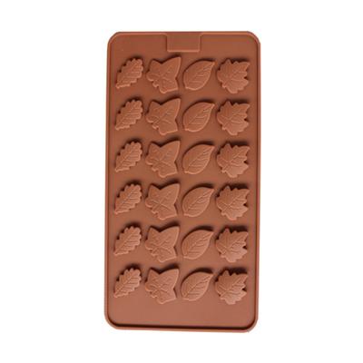 Blatt Silikon Süßigkeitenform Tabletts für Schokolade Cupcake Topper Gummibärchen Eis Seife Butter Gelee Kuchen Dekoration