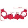 Aluminum Alloy Rear View Mirror Bracket Clamp Screw Multi-function Mount Adapter Holder CNC Aluminum 22mm 7/8"