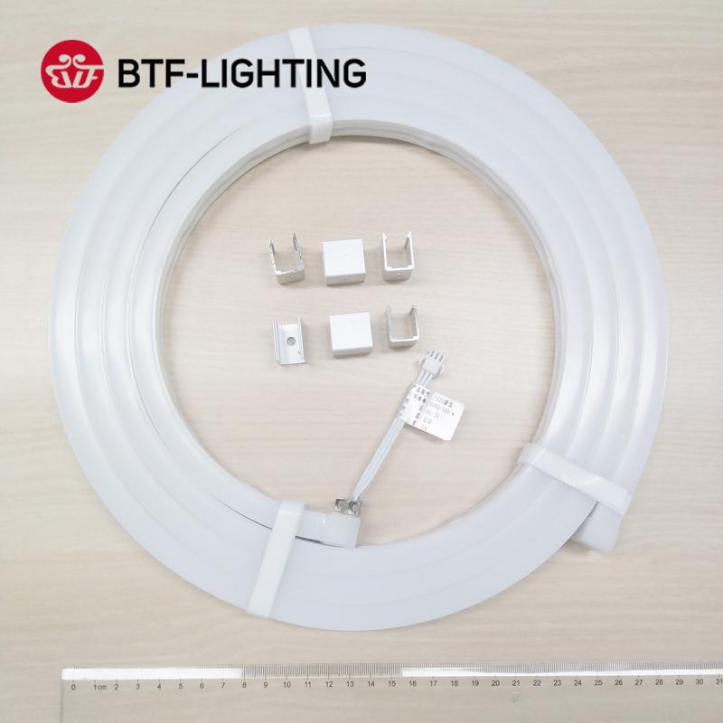 

Светодиодные неоновые лампы Dreamcolor, мягкая трубка из силикагеля, внутренняя светодиодная лента WS2811 RGB 5050 SMD, гибкая лента, водонепроницаемая IP67, DC12V 3 meters