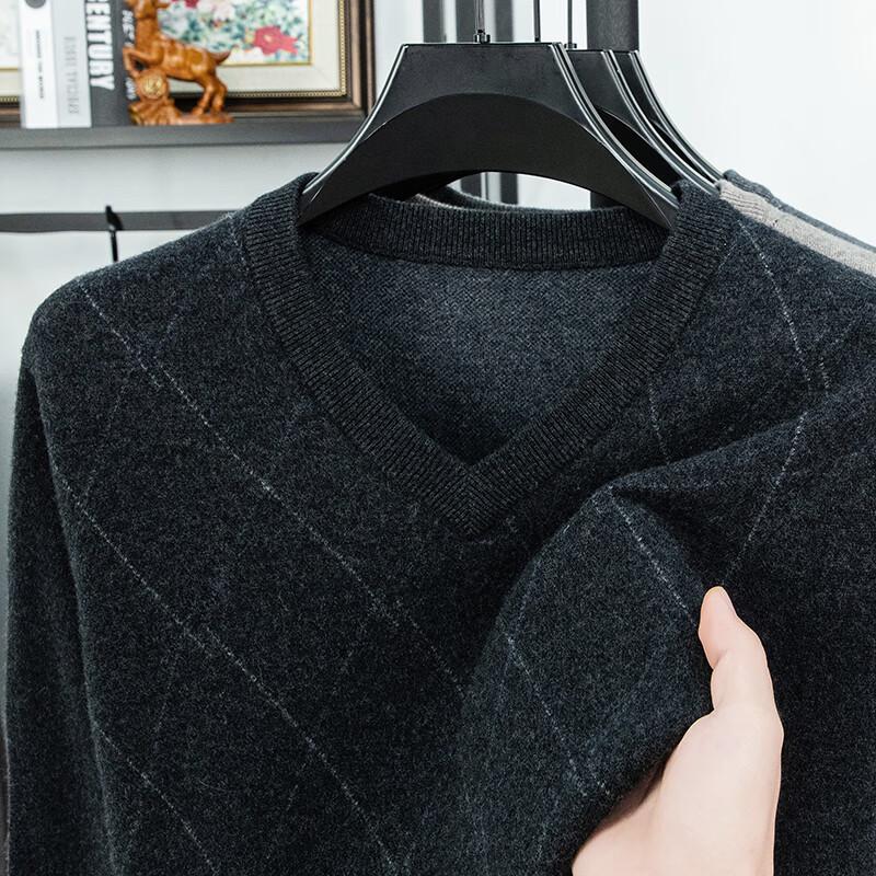 Firstview Men's Thick Semi-Worsted Wool Sweater FV25D1958