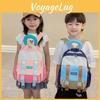 Cute Color-block Backpack For Boys And Girls Breathable Nylon School Bag