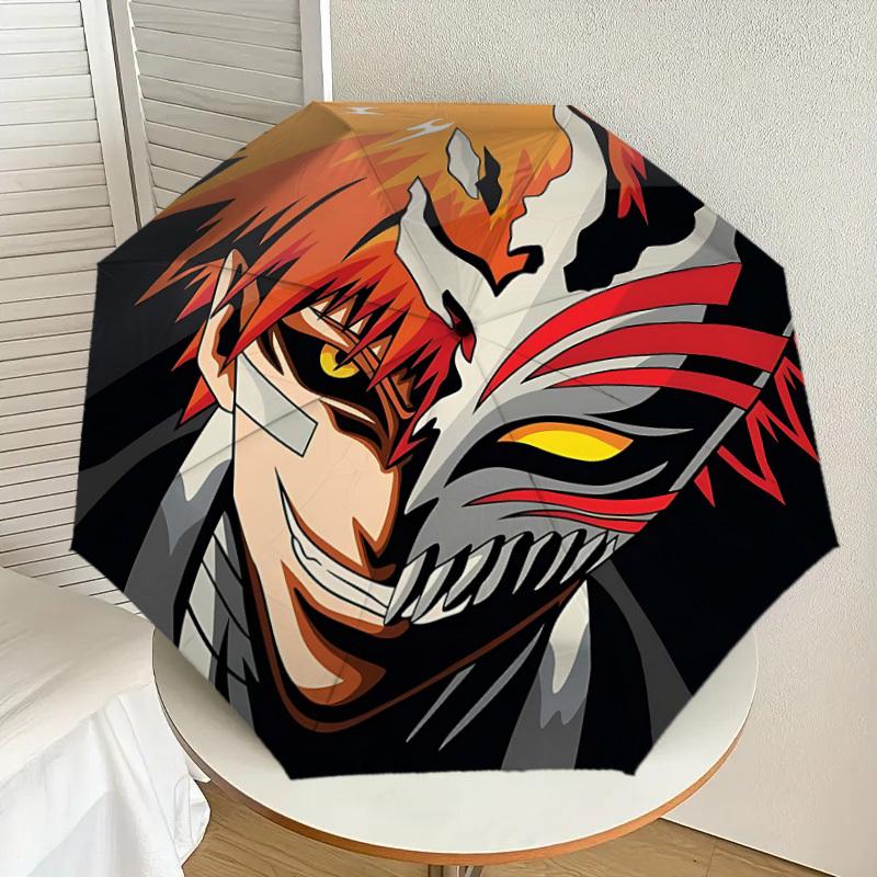 1PC Anime Character Umbrella-8-Rib Reinforced, Automatic Open, Lightweight & Durable, Cute Fashion Accessory for Outdoor-P2679
