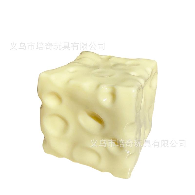 Giant Cheese Squishy Non Rebound Moldable Handmade Filled Stress Relief Sensory Fidget Toy For Adults
