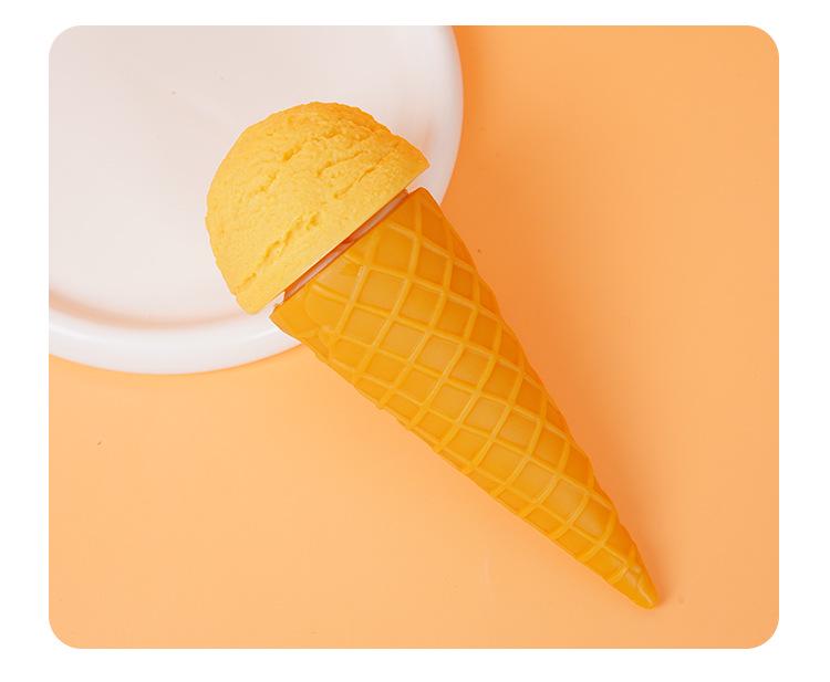 Creative DIY Ice Cream Cone Model Toy - Fun Dessert Decoration Prop
