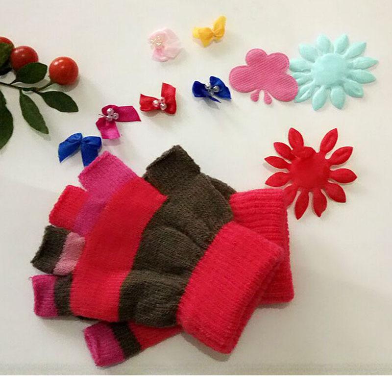 

2018 Новые осенние и зимние детские вязаные теплые перчатки для студентов цветные перчатки вязаные перчатки