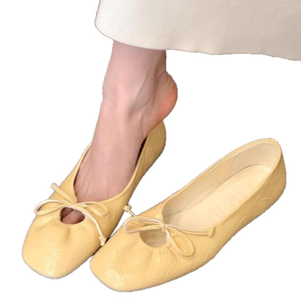 Flat-bottomed French Gentle Evening Shoes Women's Shoes 2025 New Summer Soft-soled Versatile Grandma Shoes with Skirts Single Shoes