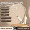 Wireless Bluetooth Earphones Sports Headphones Card Insertion Digital Display Noise Cancelling Headsets HiFi Music Earbuds