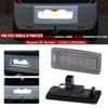 2PCS License Plate Lights LED Number Plate Lamp For Fiat Doblo II Pratico for Opel Vauxhall Combo For Ram ProMaster City V1000 Trhyt4