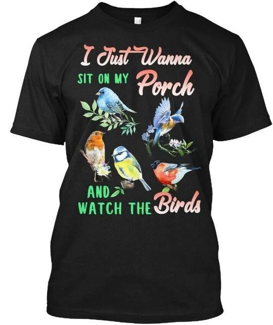 Bird Porch T shirt Made in the USA Size S to 5XL S
