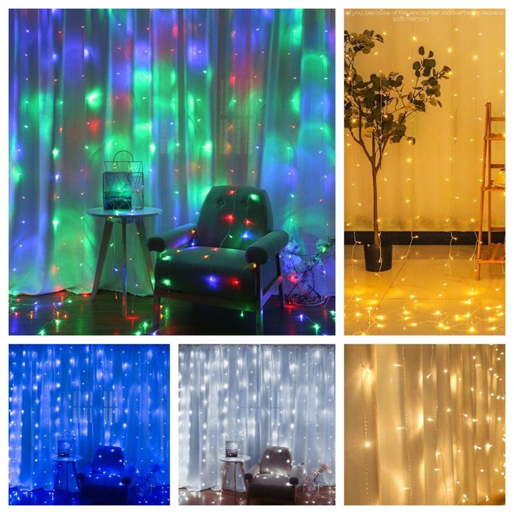 

Fairy Waterfall String Light White Curtain Light String LED Party