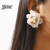 Fade-resistant Necklace Camellia Faux Pearl Choker Retro Flower Beaded Elegant