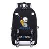 Large Capacity Schoolbag with Shoulder Strap; Student Three-piece Pencil Case Set