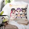 Kpop Style Throw Pillow Decorative Cushion Cute Chibi Anime Maid Cafe Print Soft Pillow For Sofa Bedroom Perfect Gift For Teens Fans