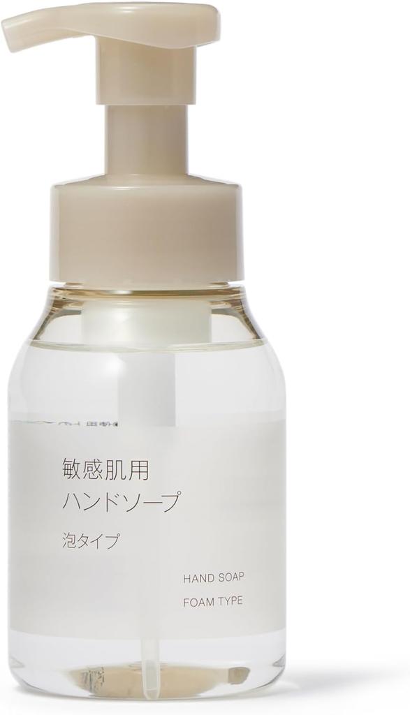 MUJI Sensitive Skin Hand Foaming 84935800 Soap, Type, 250mL,