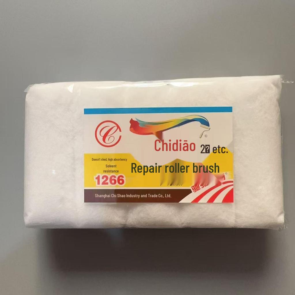 Solvent-Resistant 4-inch Edge Trimming Paint Roller Brush with Thick Hair Core