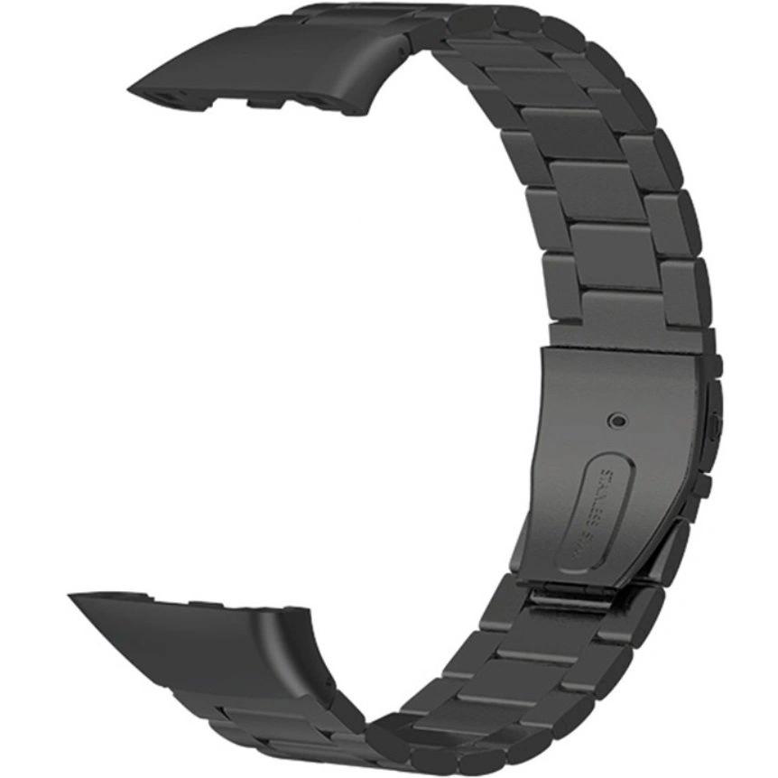 Bracelet en acier pour Huawei Band 6, Noir