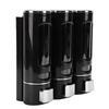 3 Chamber Shower Soap Dispenser 400ml Leakproof Wall Mount Manual Shampoo and Conditioner Dispenser for Liquid Gel