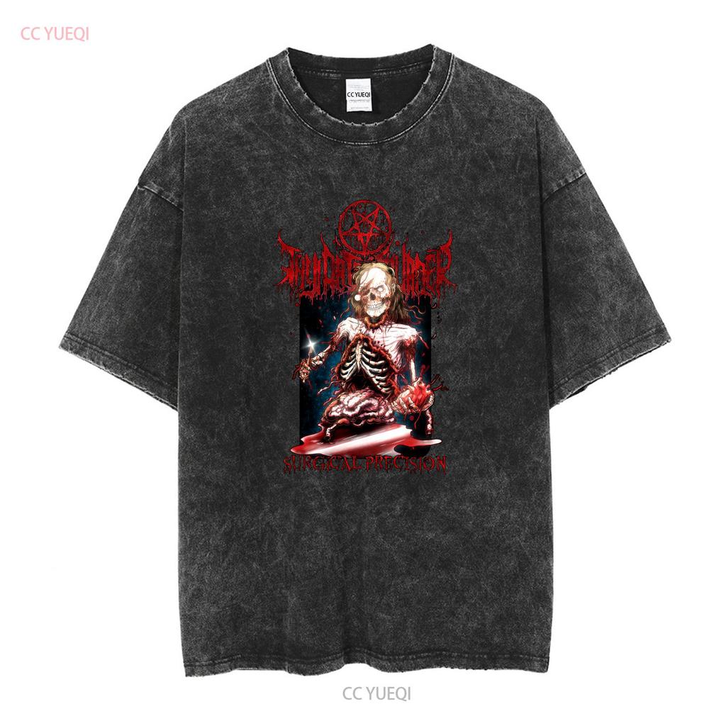 New Thy Art Is Murder Surgical Precision For Fans S 5XL T Shirt CR65 vintage Washed Soft Slightly graphic Versatile Casual