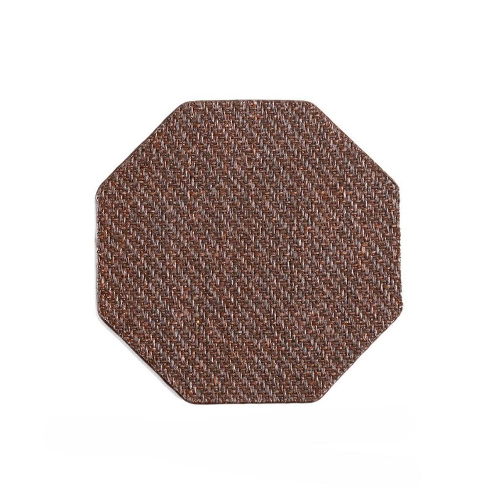 

Anti-scalding Vine Woven Coaster Heat Insulation Cup Mat Natural Rattan Coaster Tea Accessories Style 3