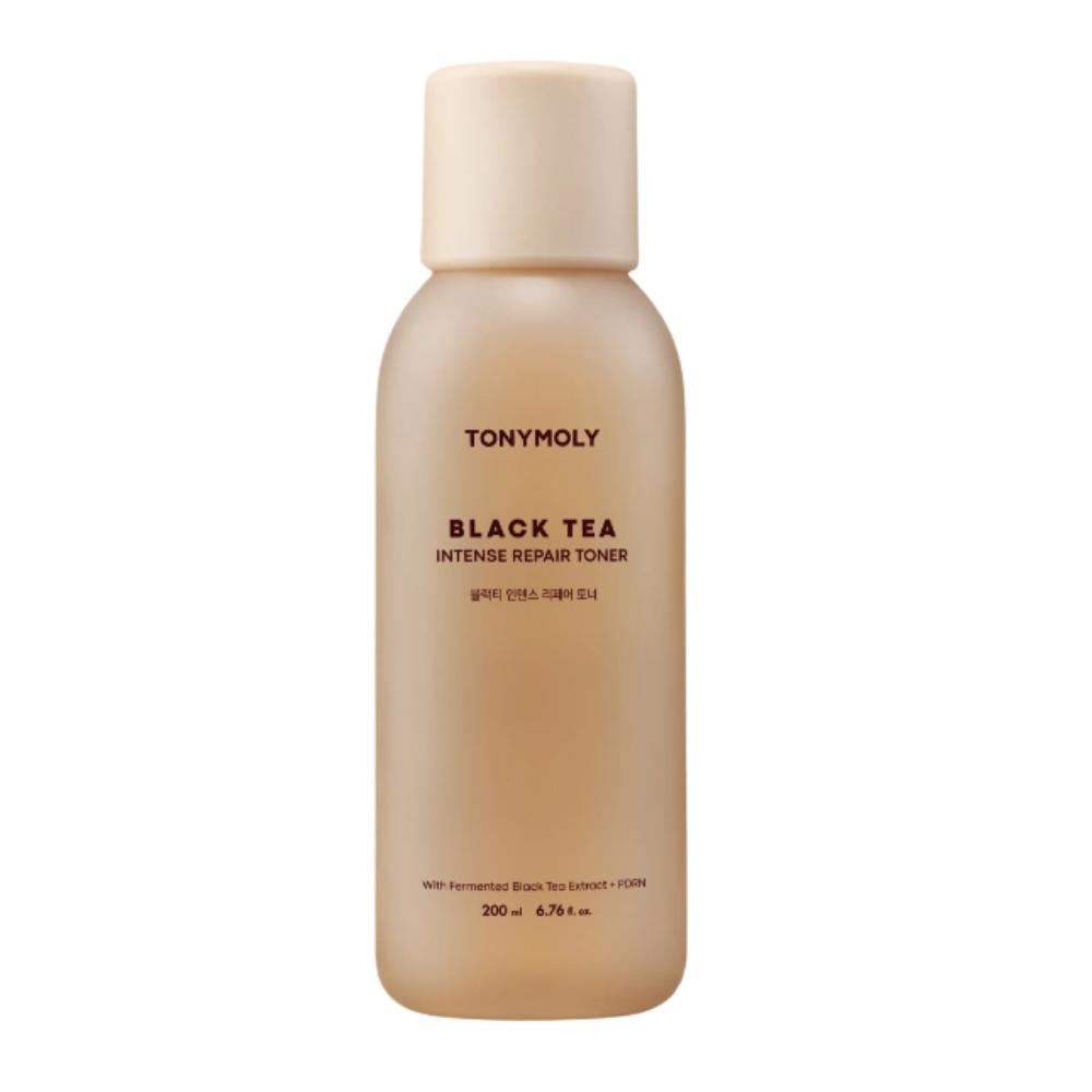 TONYMOLY Black Tea Intense Repair Toner 200ml Anti-Aging & Deep Nourishing Skin Refiner